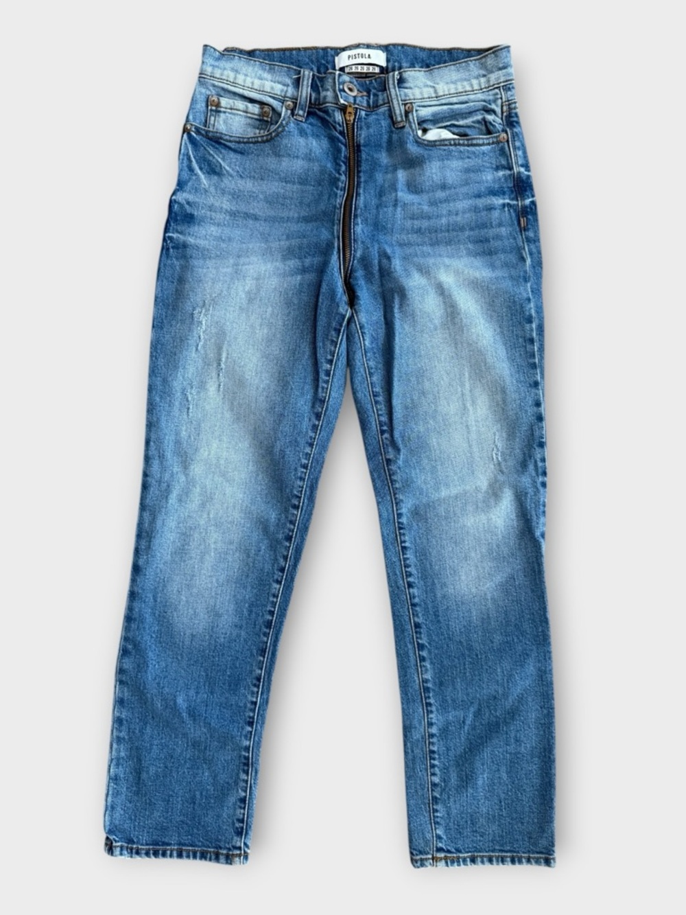 GUC Pistols Charlie Zip Straight Leg Jeans